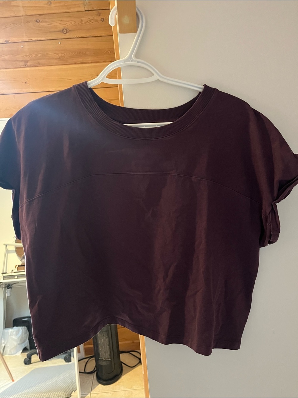 Aerie Purple Short-Sleeve Boxy